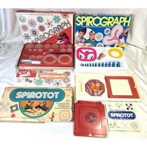 Kenner's Spirograph Lot of 3 1979 Spirograph 1986 Spirograph 1978 Spirotot